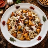 Karışık Mantı (Haşlama ve Çıtır Kızarmış)