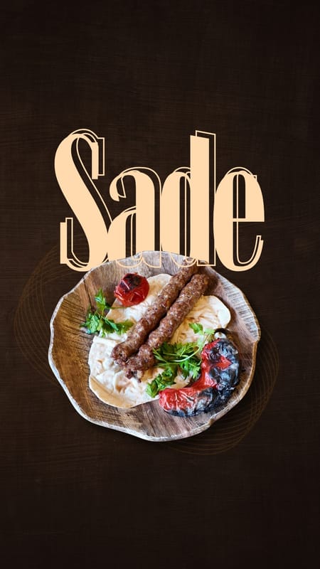 Sade Kebap (Acısız) 185 Gr.