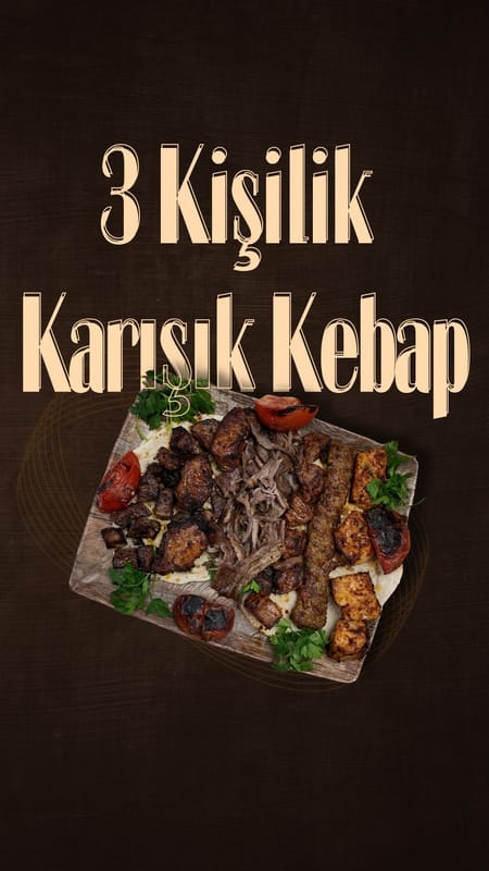 Karışık (İkili) Kebap 3 Porsiyon
