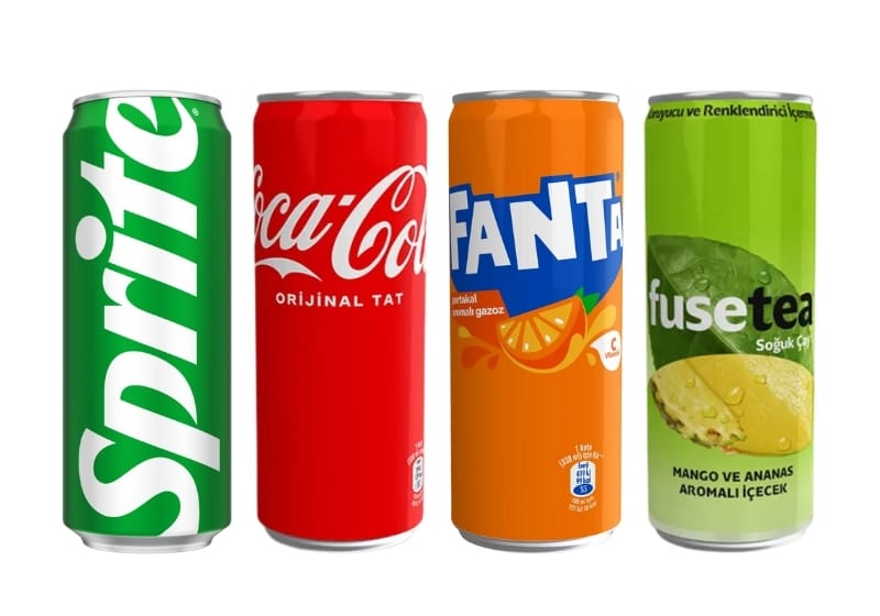 Kola - Fanta - Sprite - M. Suyu