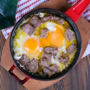 Kavurmalı Yumurta