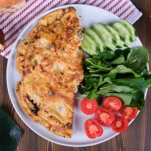 Sebzeli Omlet