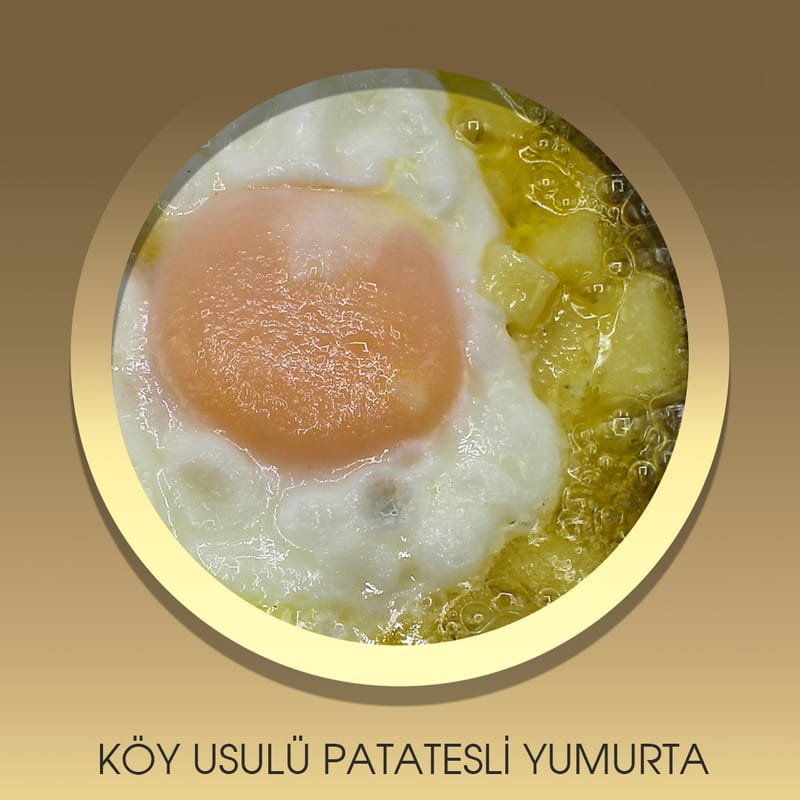 Köy Usulü Patatesli Yumurta