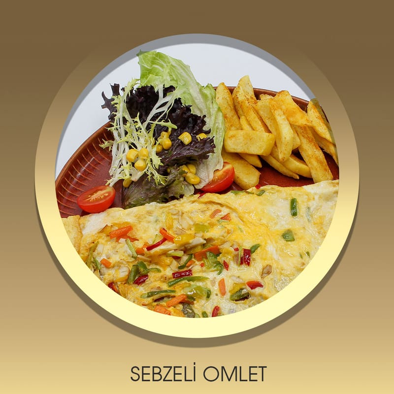Sebzeli Omlet